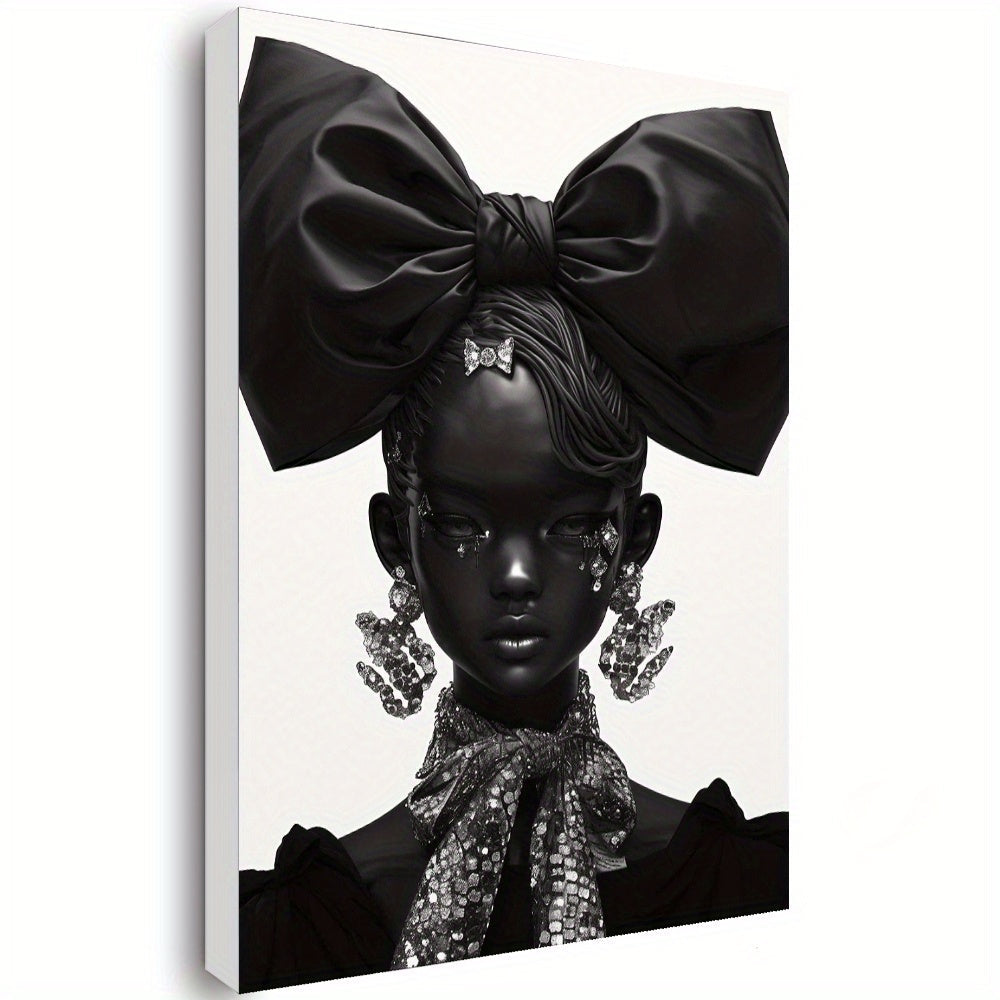 BLACK CHIC' Wooden Framed Wall Art