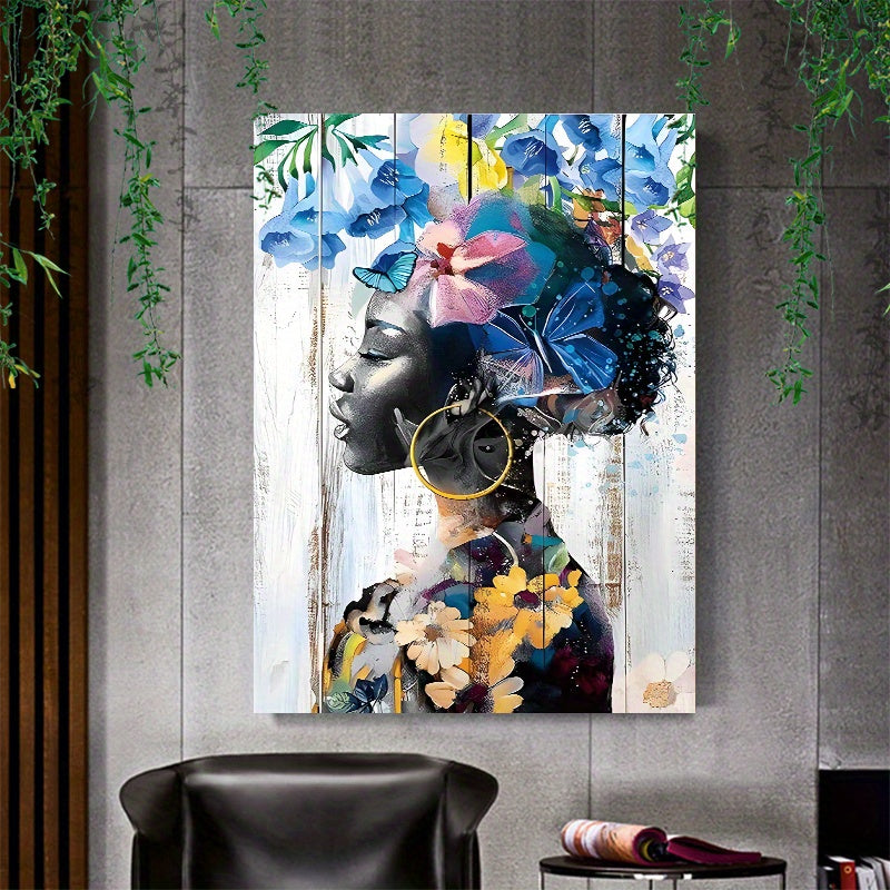 PEACE African American Canvas Artwork