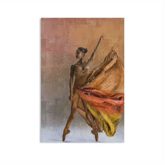 Black Woman Ballerina Posters Print