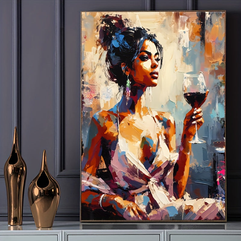 WINE Abstract Canvas Print