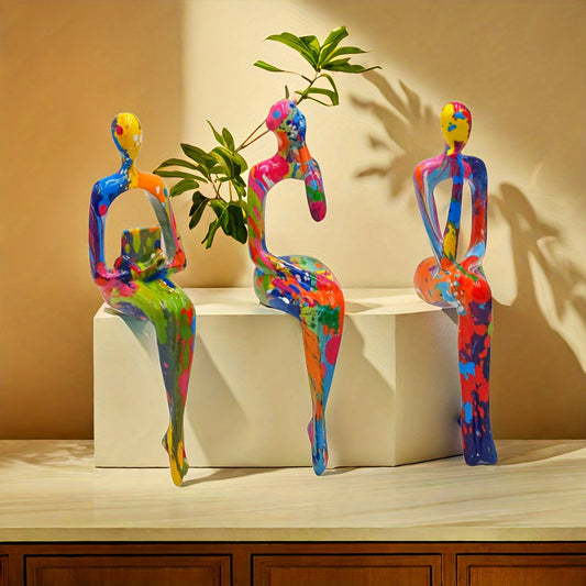 Abstract Thinking Figures Statues