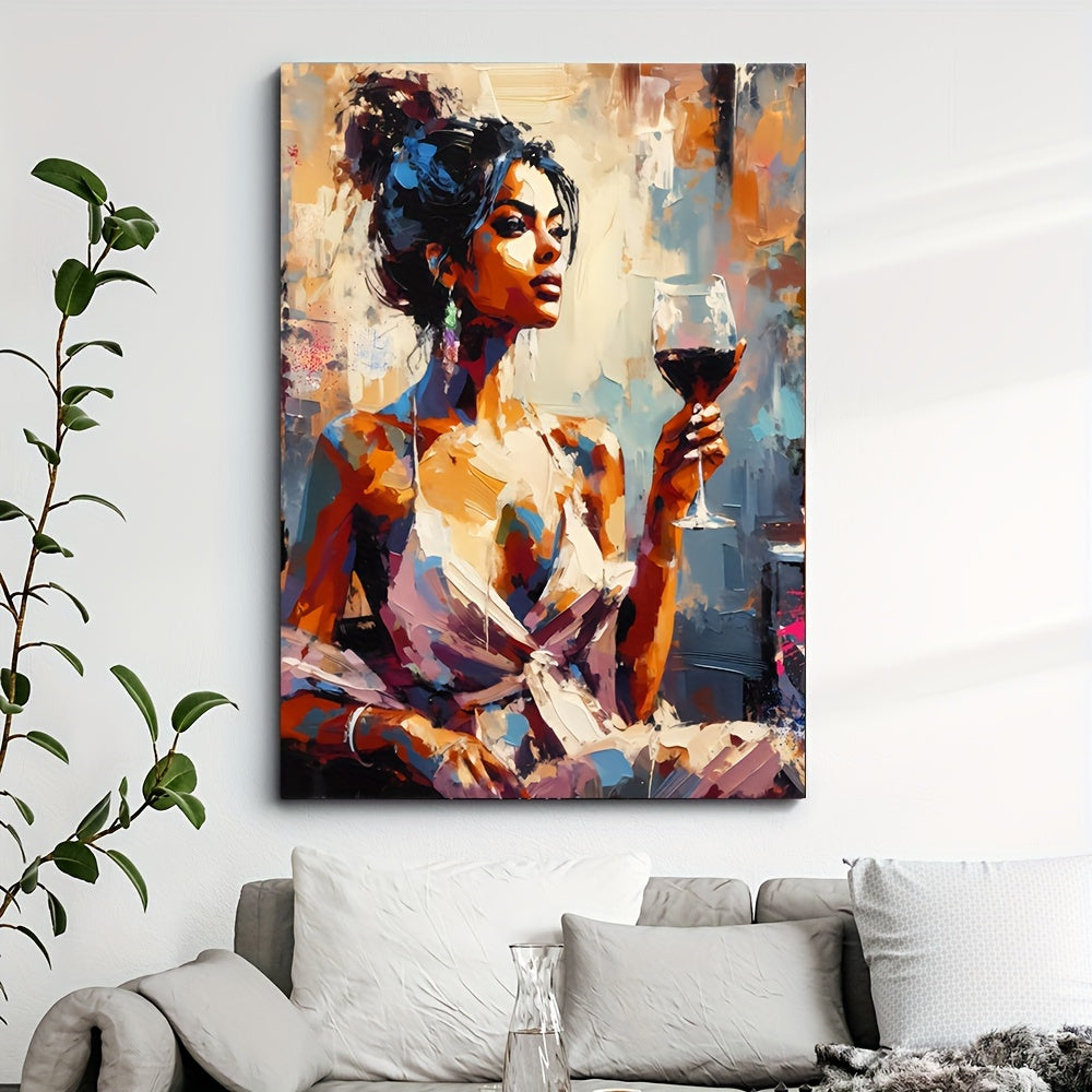 WINE Abstract Canvas Print