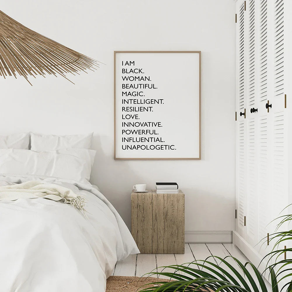 Black Quote Canvas Prints